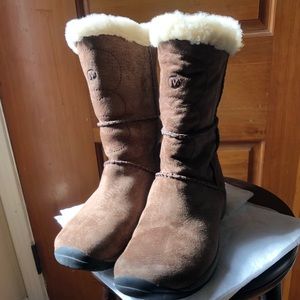 Merrell tall sheepskin boots